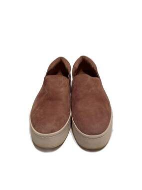 Vince Warren Suede Platform Slip-On Sneakers